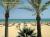 TUNISIE, Nabeul - Hammamet - Hotel Omar Khayam - hotel club omar khayam  6 km de hammamet. sable doux presque blanc. photo prise de la piscine du club. aucune route  traverser pour d'accs  la plage comme dans certains hotels de hammamet ! beach-volley tous les jours ....
