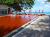 THAILANDE, Koh Samui hotel the library - sur l'le de koh samui,  chaweng beach, l'htel  the library  offre une piscine  fond de carreaux rouges donnant l'impression que l'eau est rouge. curiosit locale et sympa donnant directement sur la plage de chaweng.  .