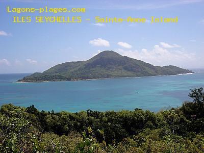 Plage des seychelles  Sainte-Anne Island