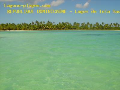 Plage de la republique dominicaine  Lagon de Isla Saona