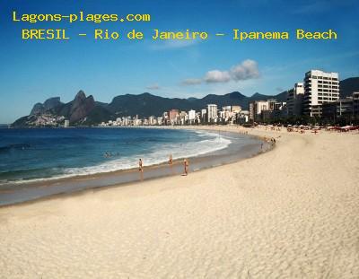 Plages de Rio de Janeiro - Ipanema Beach, BRESIL