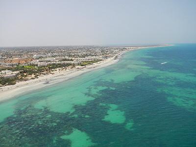 Plage de la TUNISIE  Djerba, eau turquoise