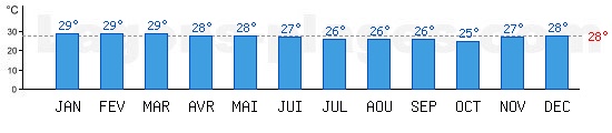 Temprature de baignade Ocan Indien,  Zanzibar, TANZANIE. +28C idal pour la plage !